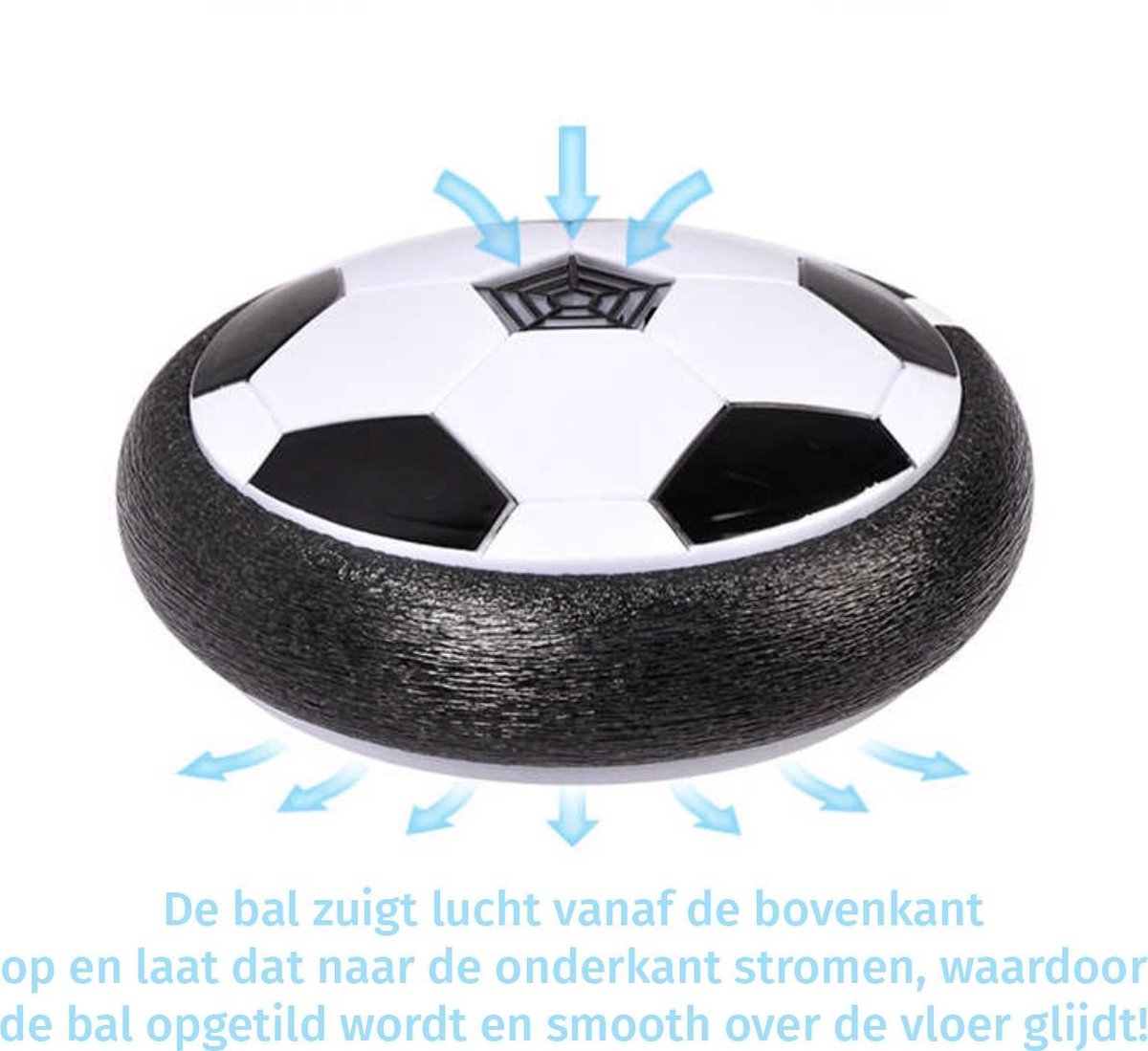Play AirBall™ - De zwevende voetbal voor in huis met zachte stootrand!