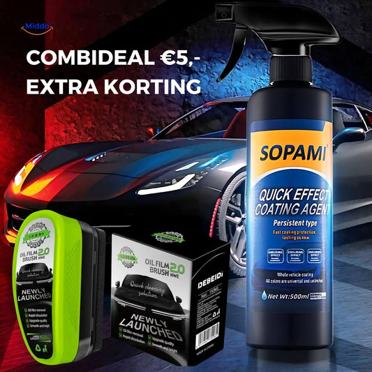Combideal met extra korting voor complete auto coating - Middo