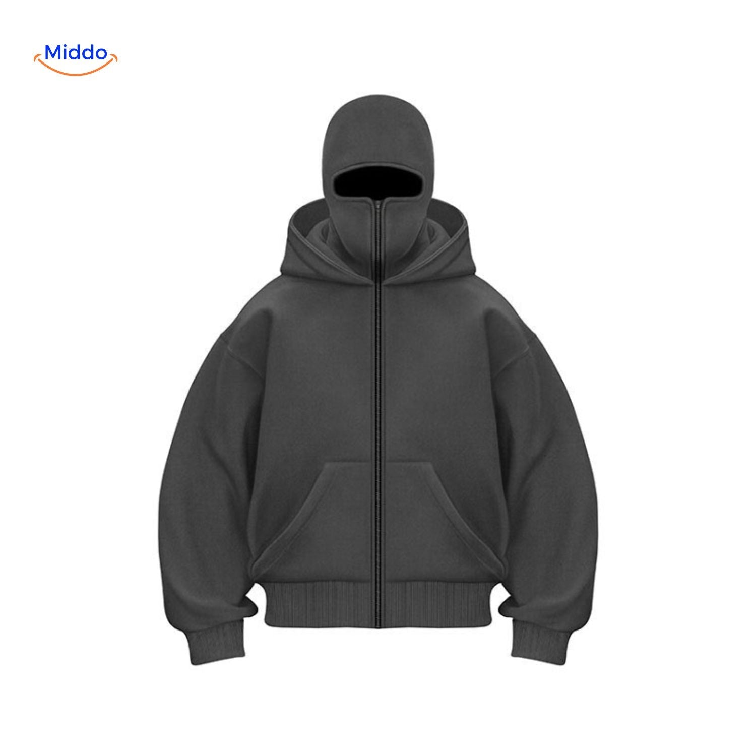 AutumnBliss Hoodie donker grijs voor www.middo.nl