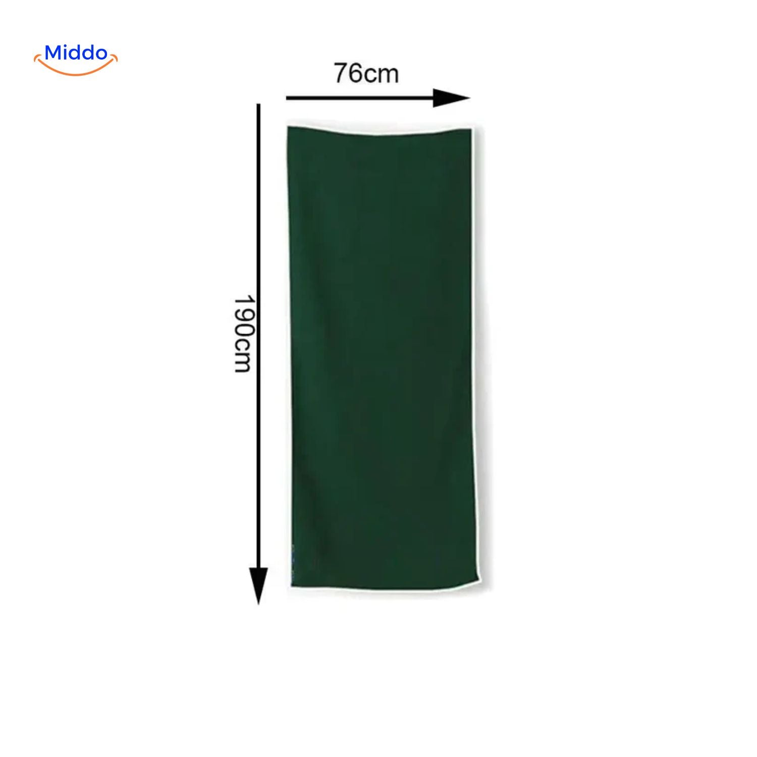 MagnaTowel Strand handdoek met magneten voor reizen met afmetingen www.middo.nl