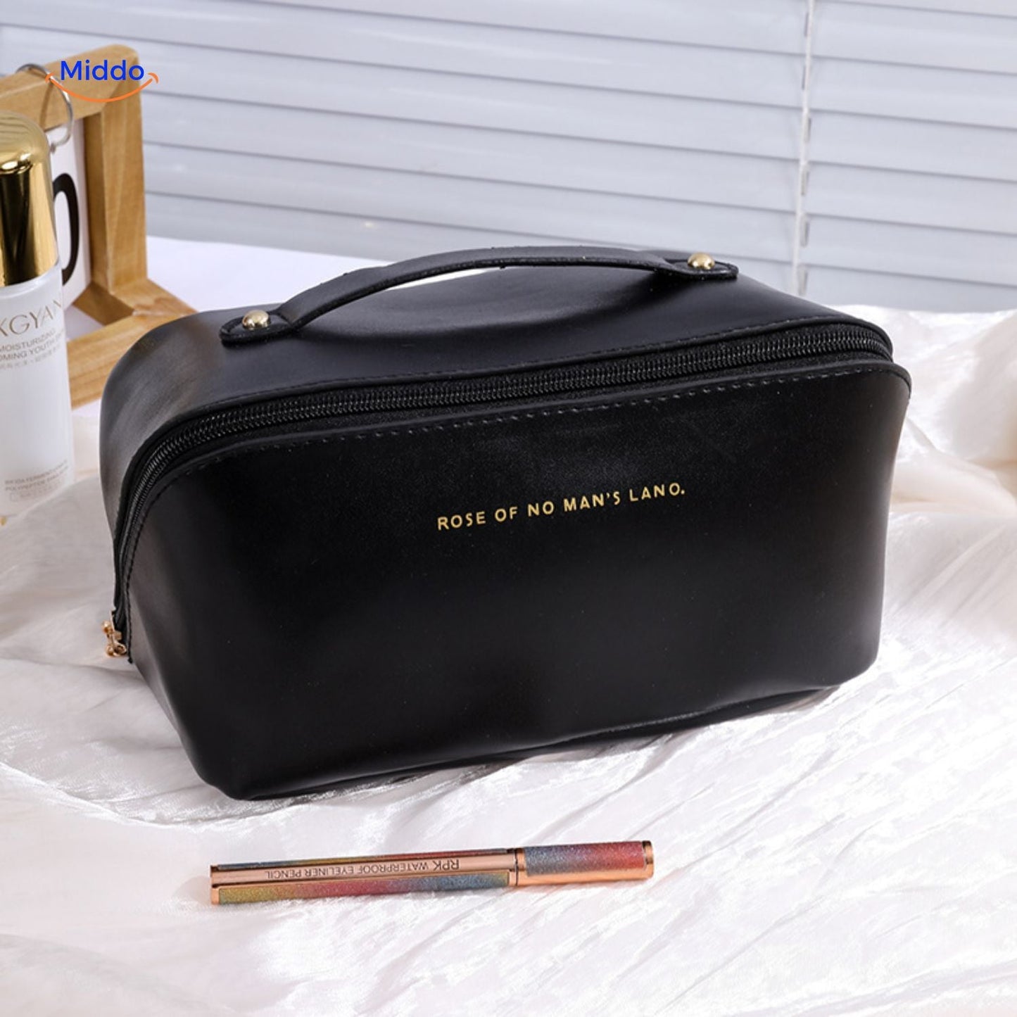 PillowPro reistasje zwart make up tas www.middo.nl