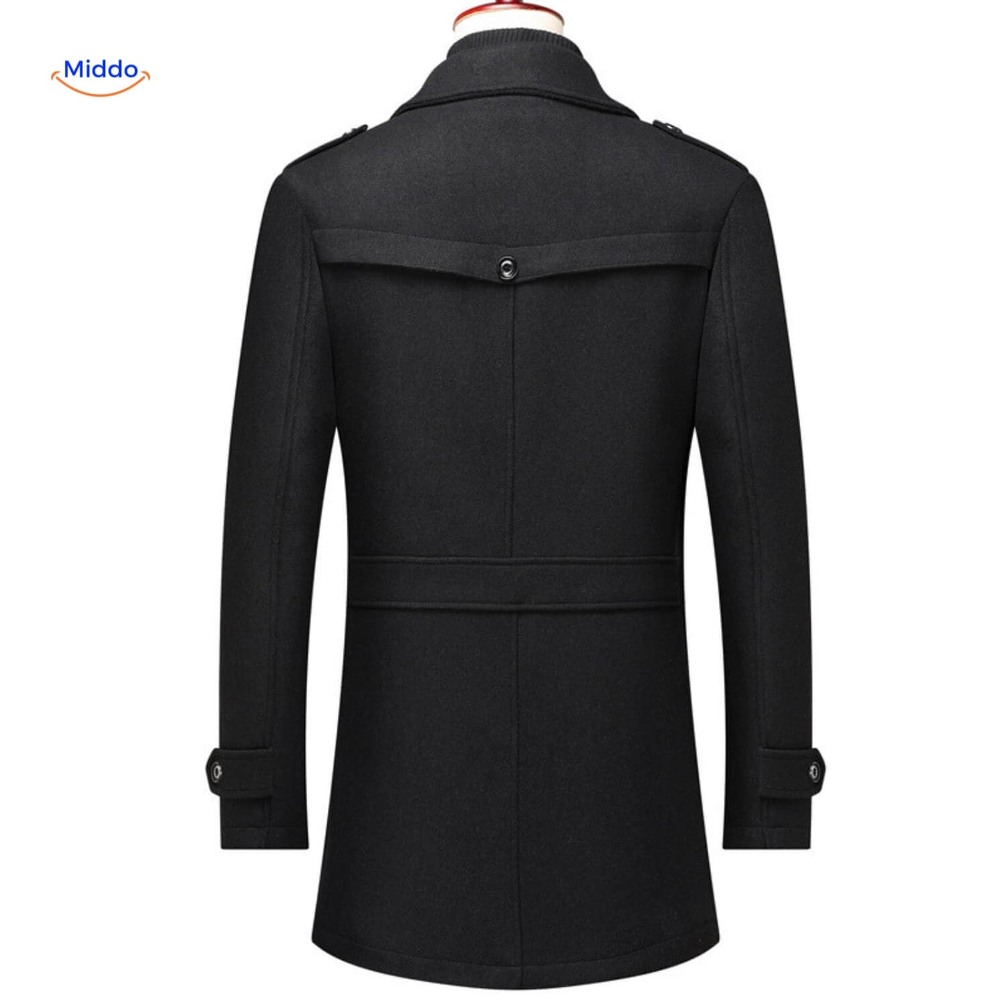 WoolGuard™ Peaky Blinders Winterjas | Luxe Dubbele Kraag Trenchcoat voor Heren – Warm & Stijlvol voor de Winter
