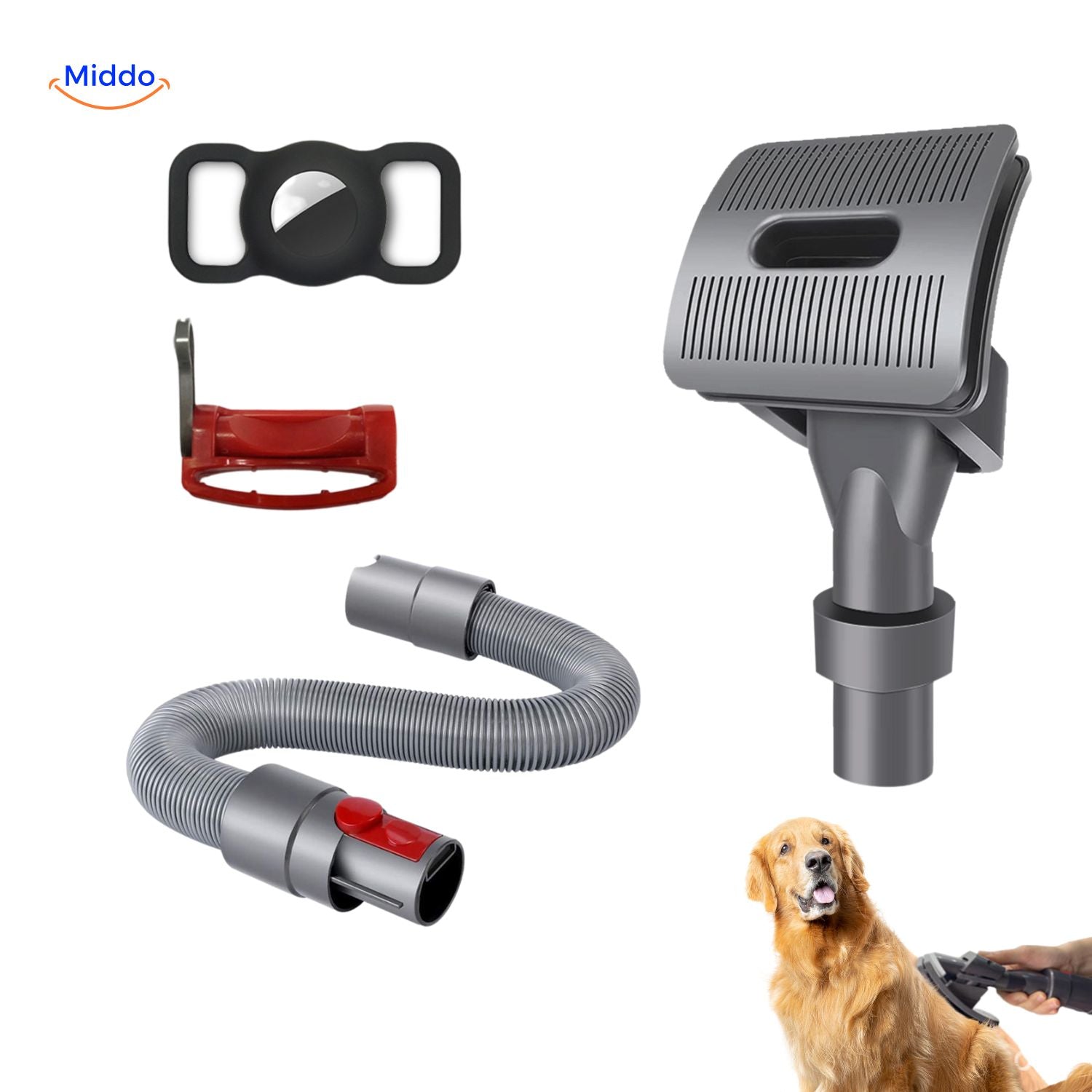 VisiClean Borstel hond haar zuiger accessoires www.middo.nl