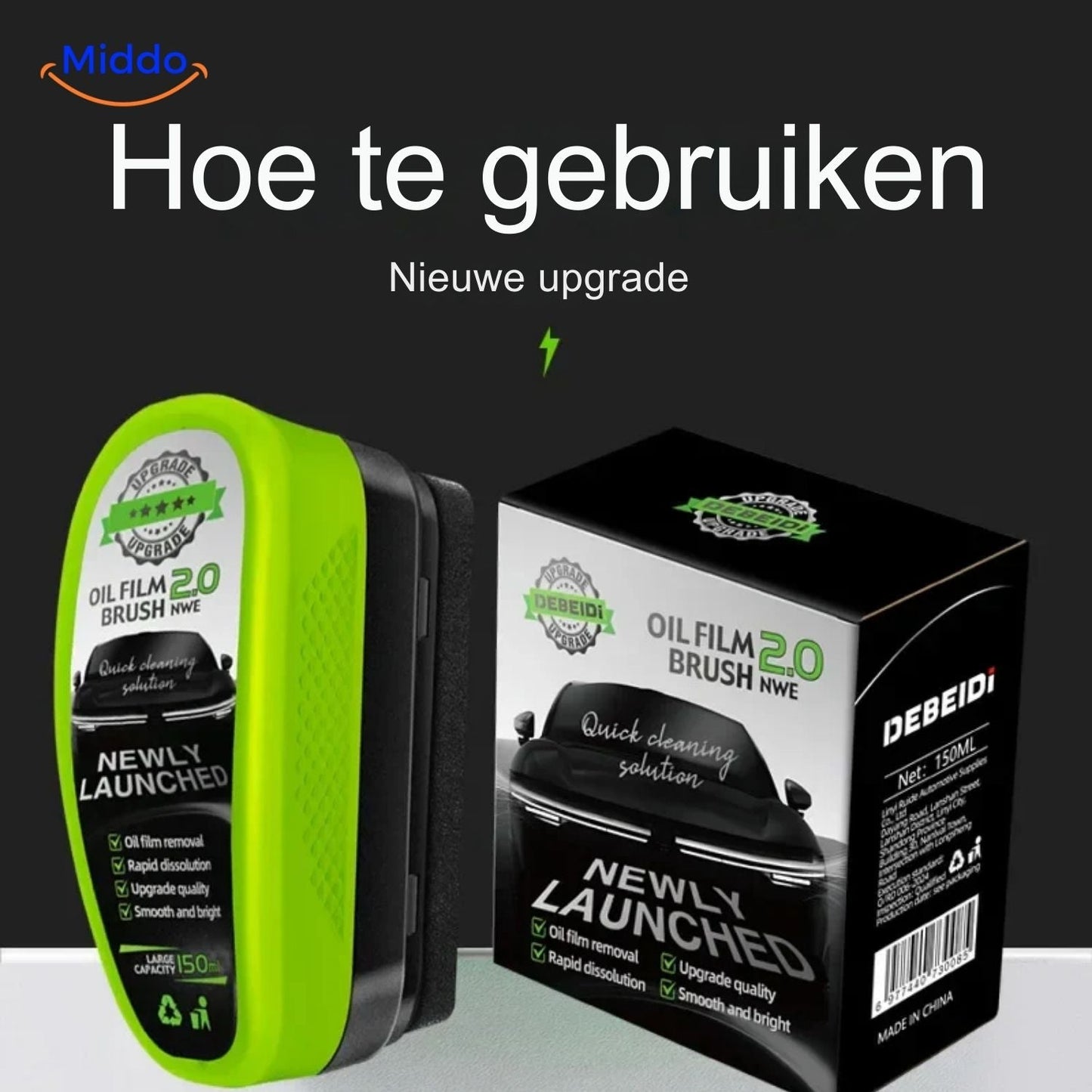 VisiShield Autocoating glazen reiniger gemakkelijk voor onderhoud van ruit