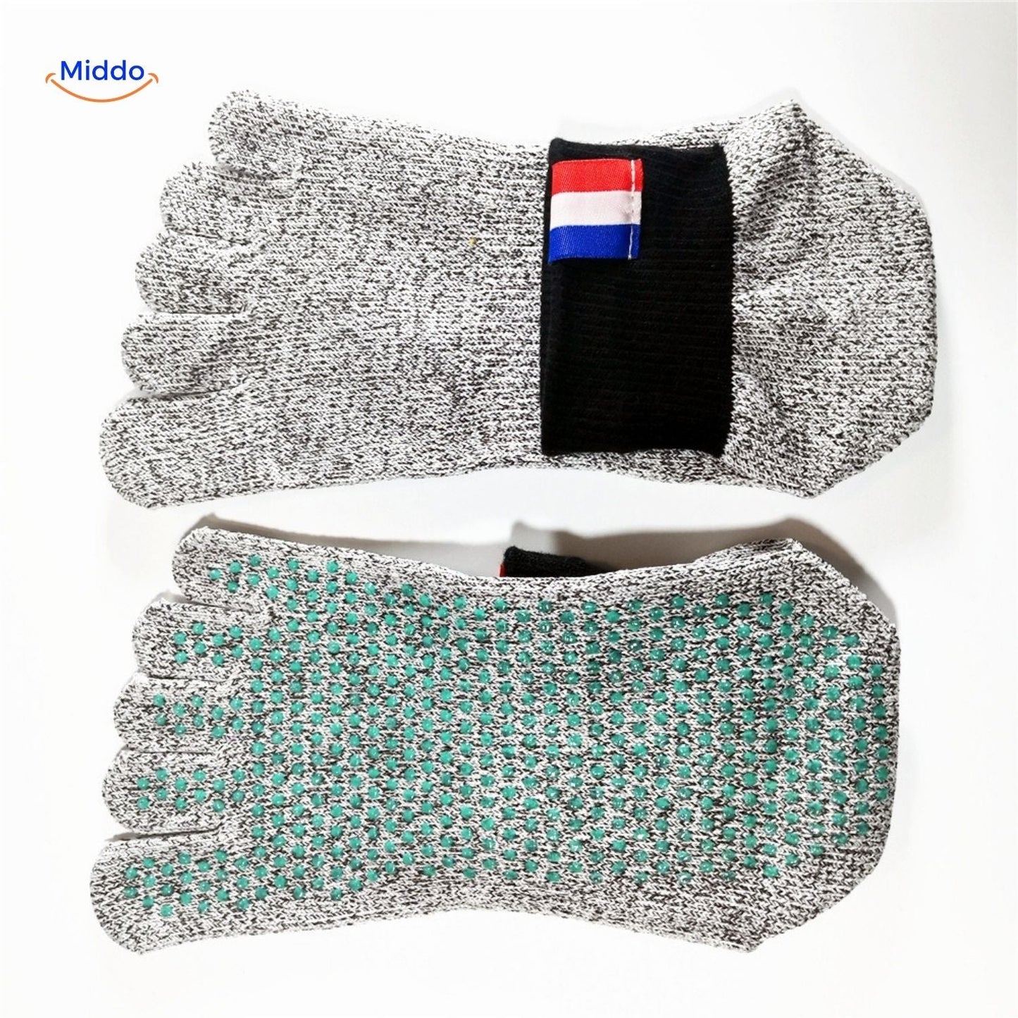 flexguard vijf tenen sokken voor gevaarlijk werk middo