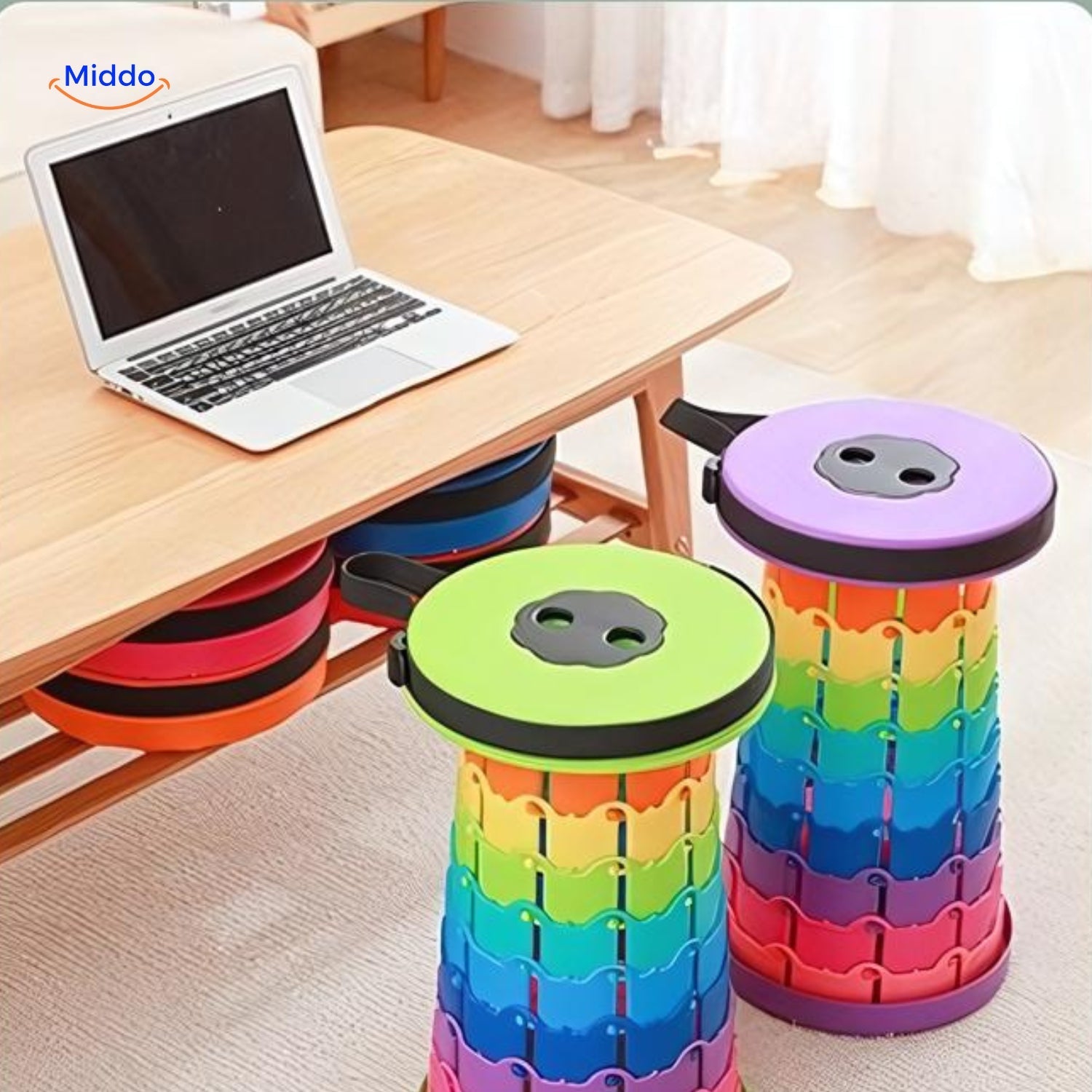 Flexistool™ Duurzame Opvouwbare Kruk