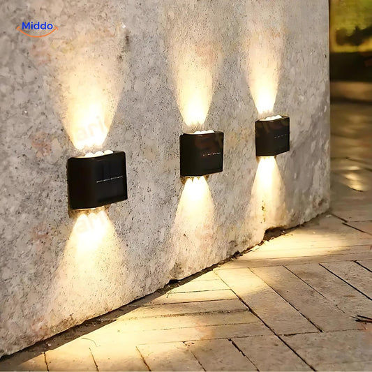 Lumibright™️ Solar Wandlamp Voor Elke Buitenruimte