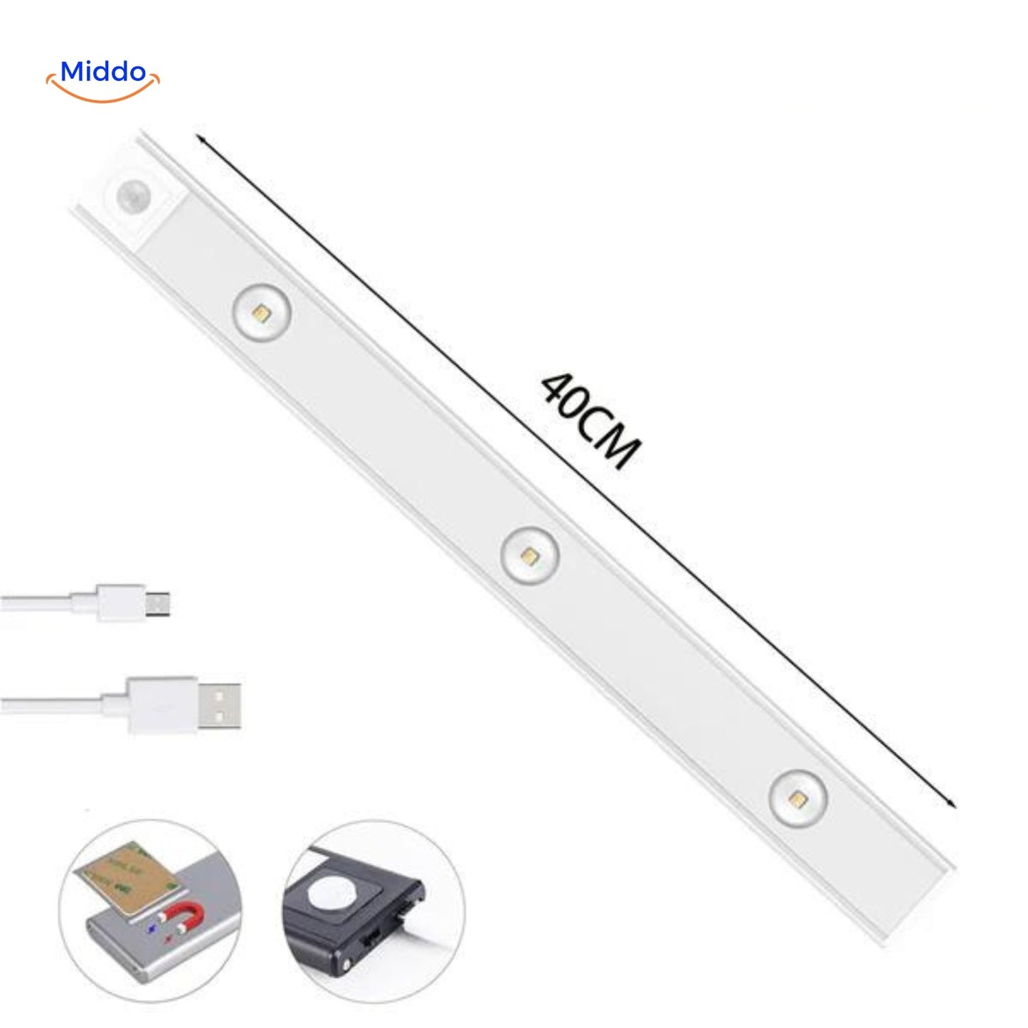 Lumitrack™ Usb Led Bewegingssensor 40 Cm