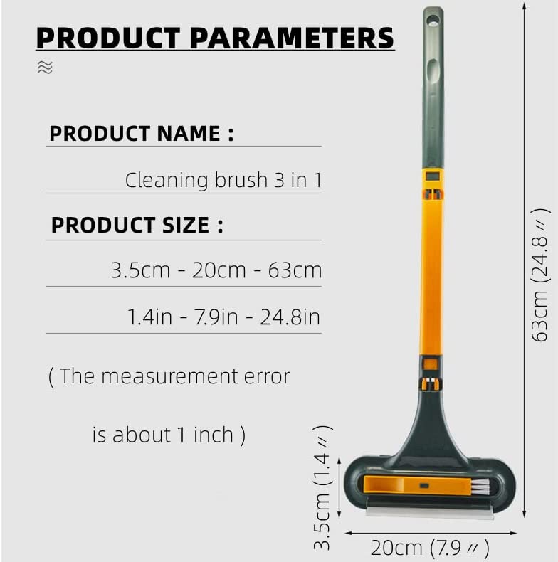 Multibrush productparameters en afmetingen op een overzicht.