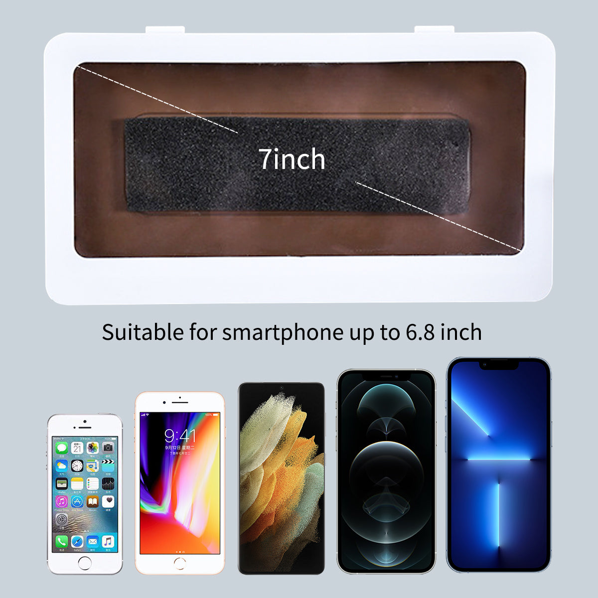 Telefoonhouder geschikt voor verschillende smartphones