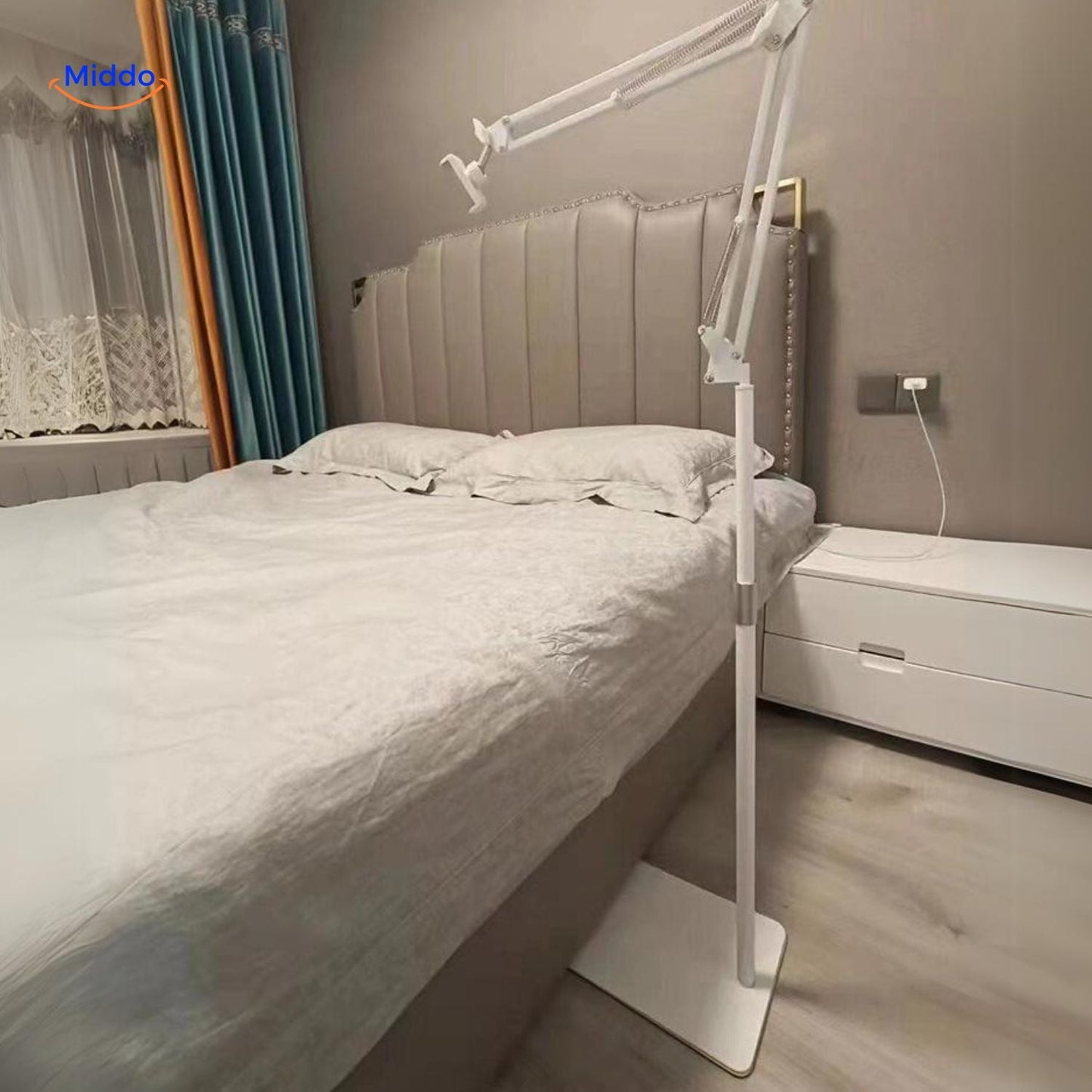 verstelbare standaard voor comfortabel gebruik aan bed