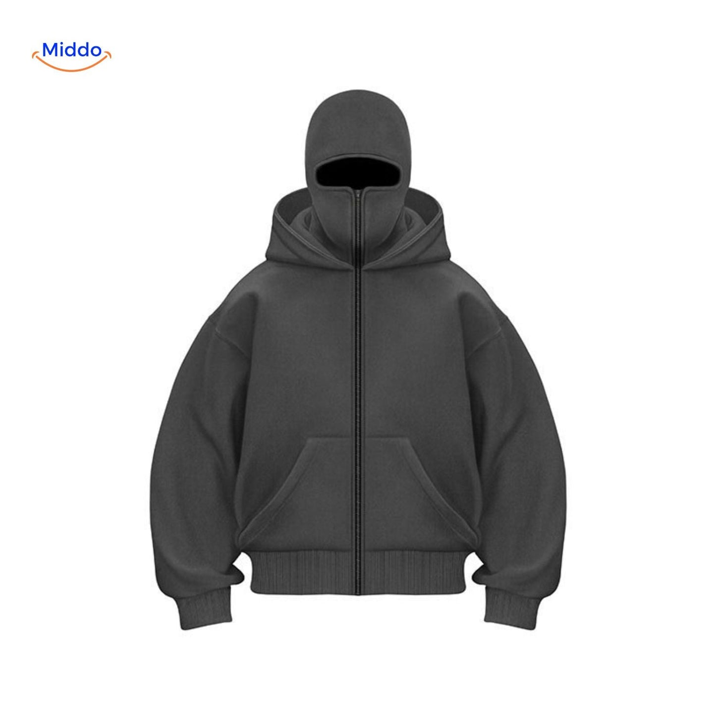 AutumnBliss Hoodie donker grijs www.middo.nl
