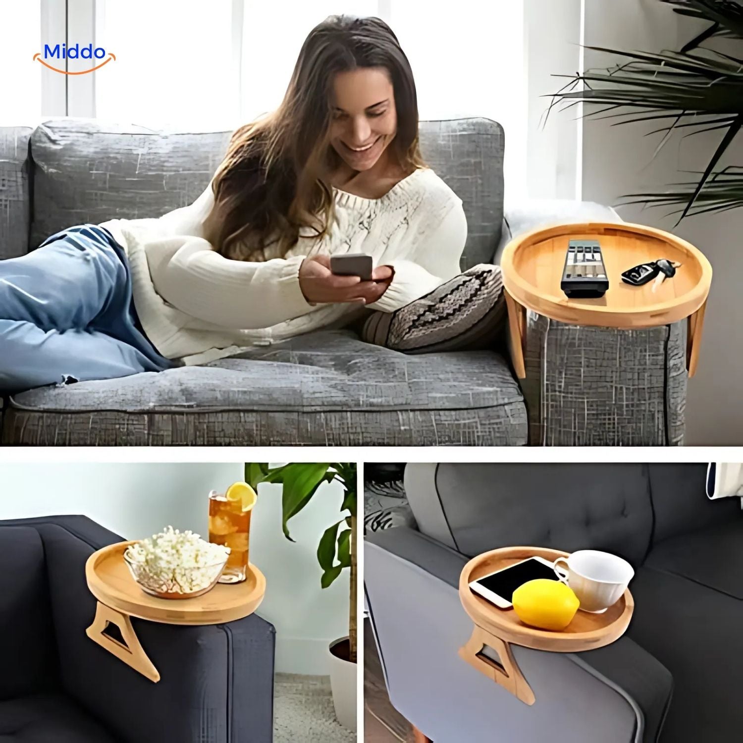 ComfyGrip Sofatafel met multifunctioneel gebruik door consumenten www.middo.nl