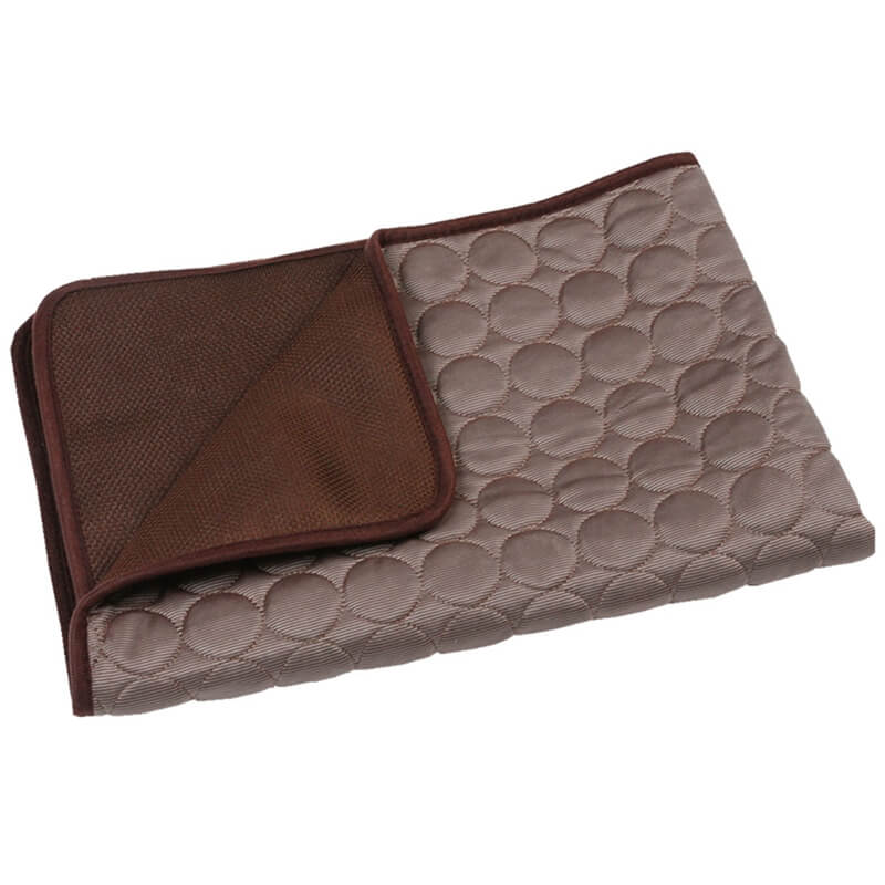 Bruine Coolmat warmte absorberende huisdierenmat