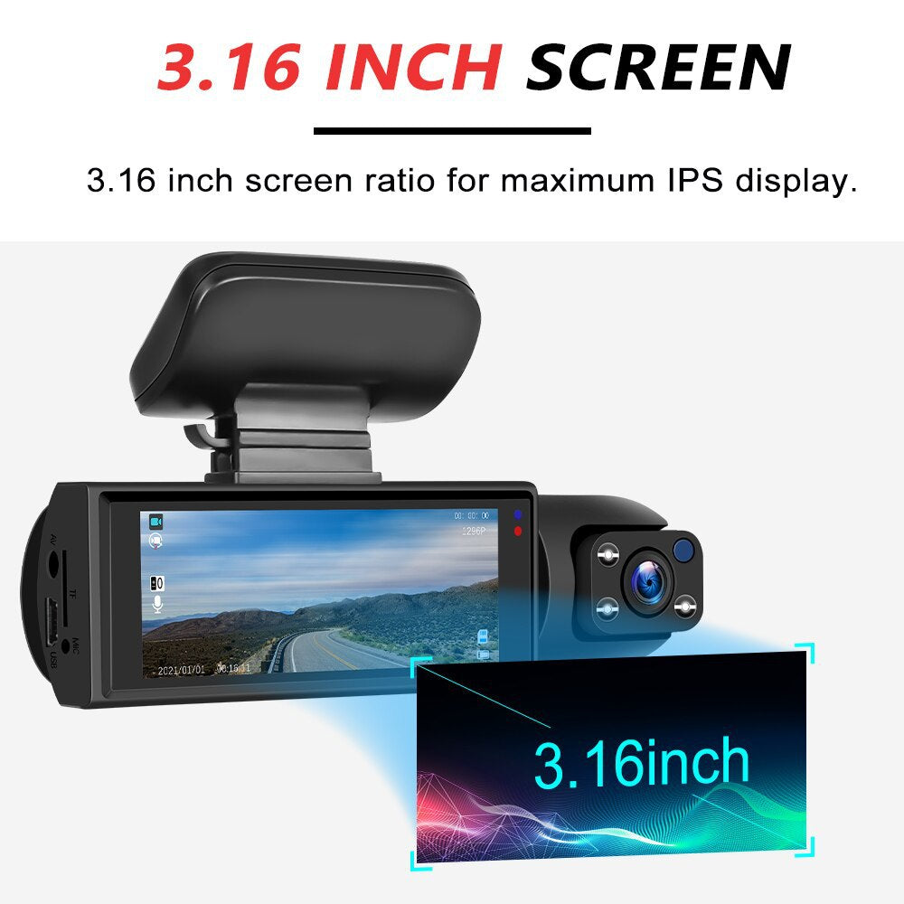 Dashcam Pro 3.16 inch scherm