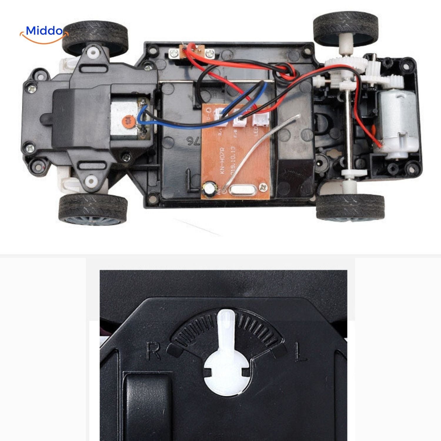 DriftMaster GTR binnenkant auto systeem www.middo.nl