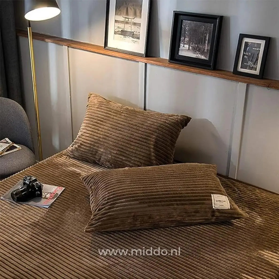 Fluwelen Fleece Dekbedovertrek | Aanpasbaar Comfort voor Elk Seizoen, Stijlvol en Zacht