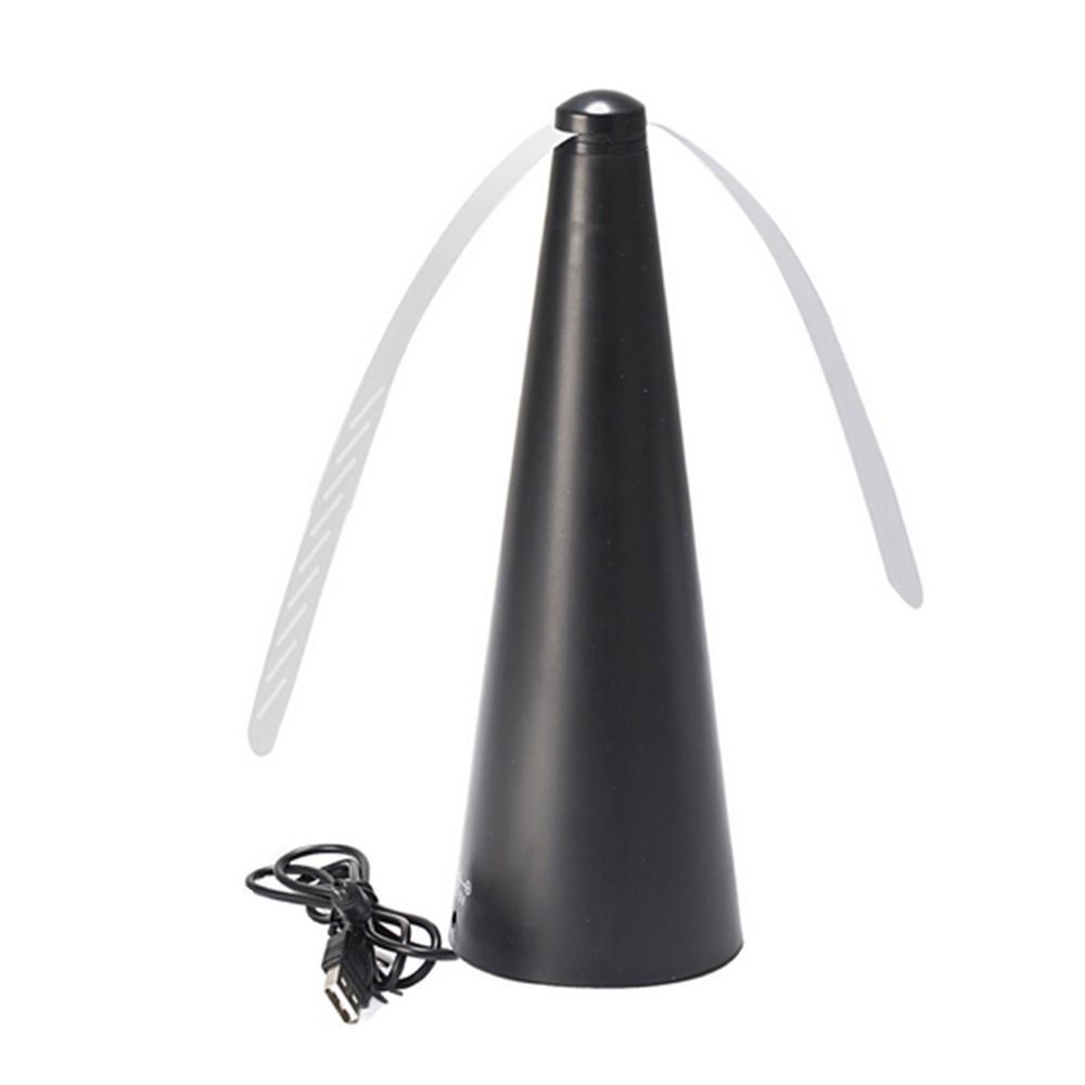 Zwarte Fly Fan met USB-kabel
