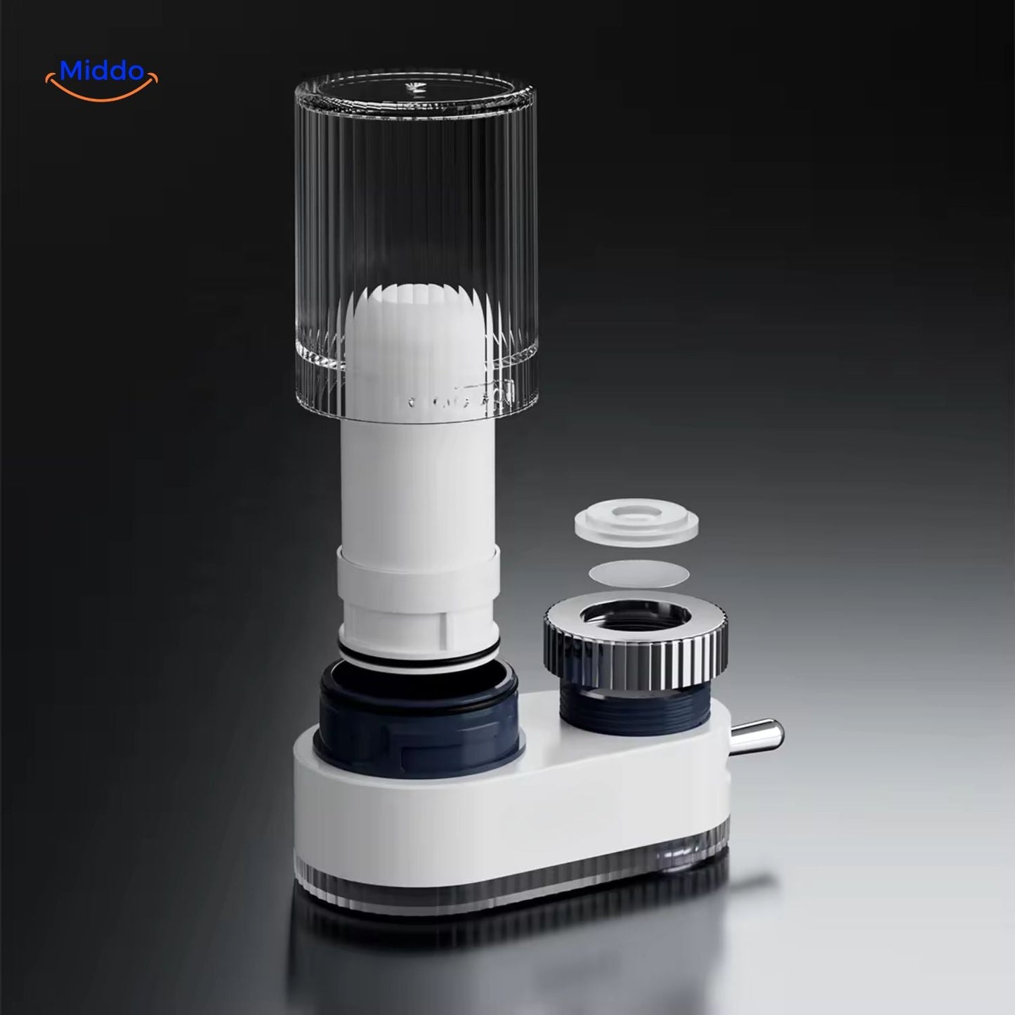 PureFlow kraan met filters en instellingen voor water www.middo.nl