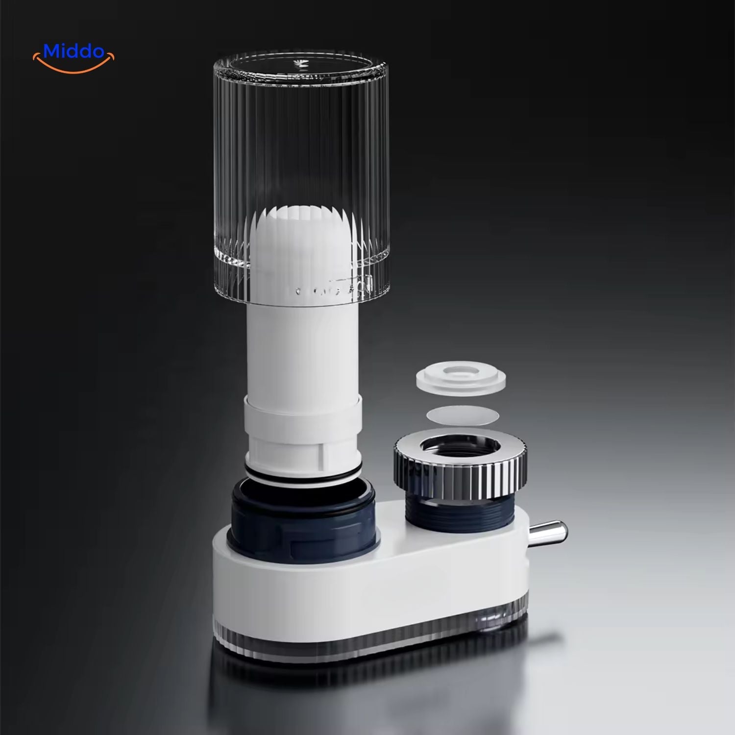 PureFlow kraan met filters en instellingen voor water www.middo.nl