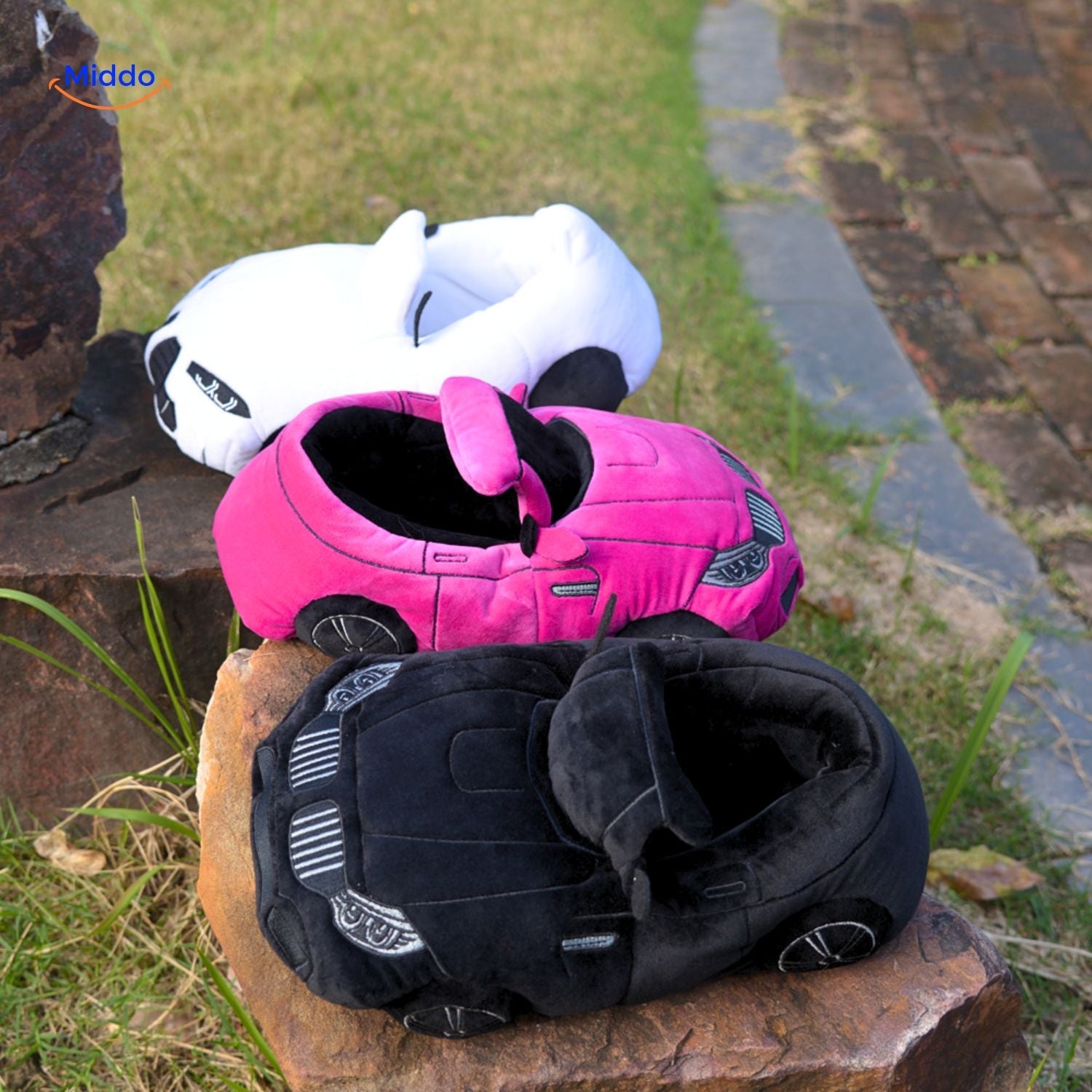 RaceGlide Slippers blauwe auto schoenen thuis comfor