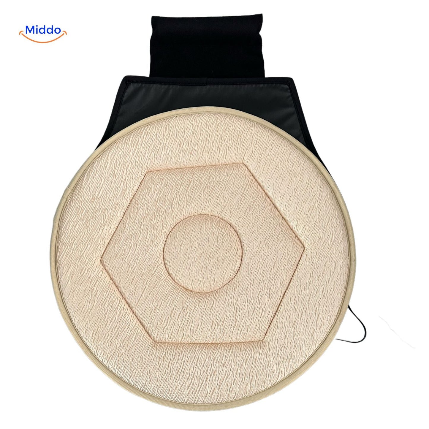 Rotacush Zitkussen beige hexagon kussens wellness www.middo.nl