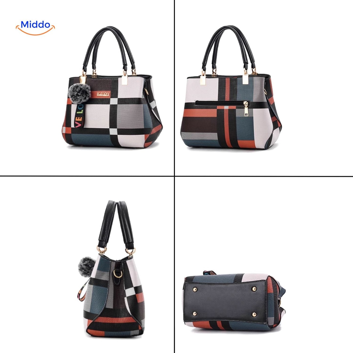 VivaLuxe Tote tassen drie perspectieven gezien handtas www.middo.nl