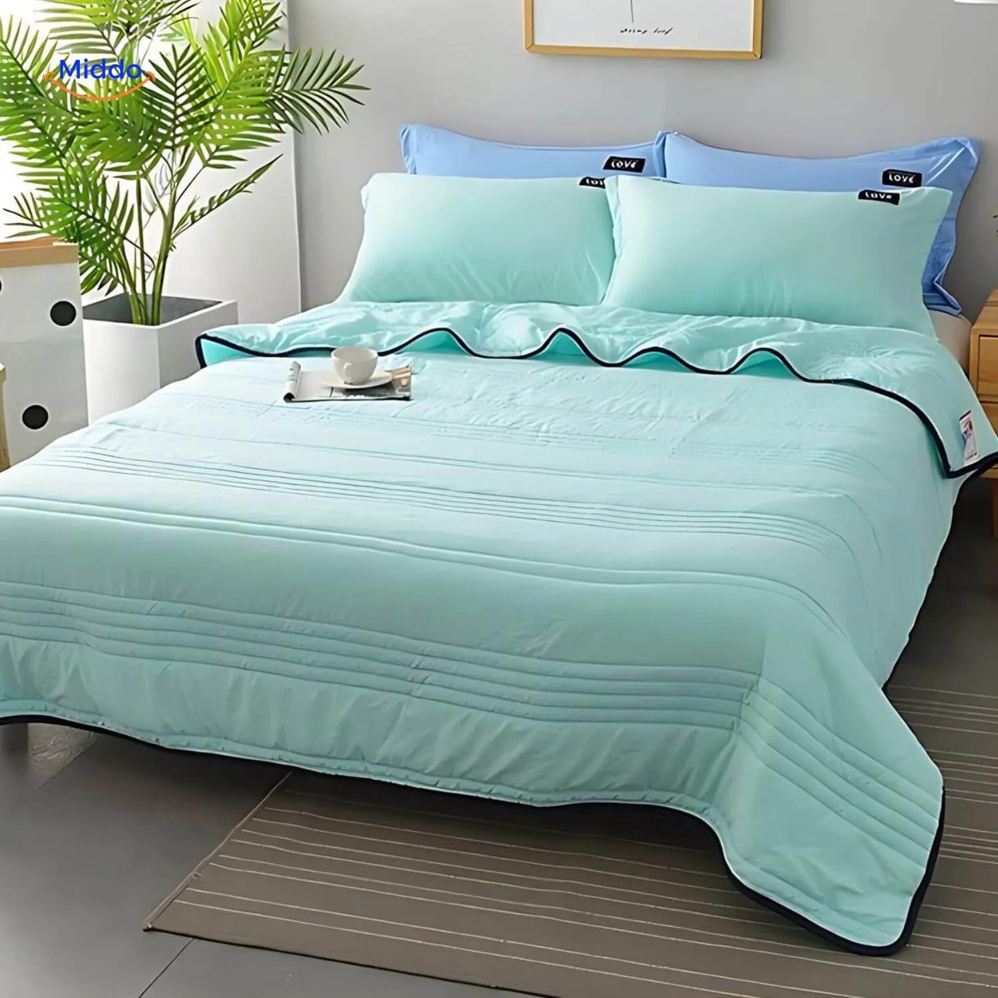 Coolwave™ Lichtgewicht Koeldeken Lichtblauw