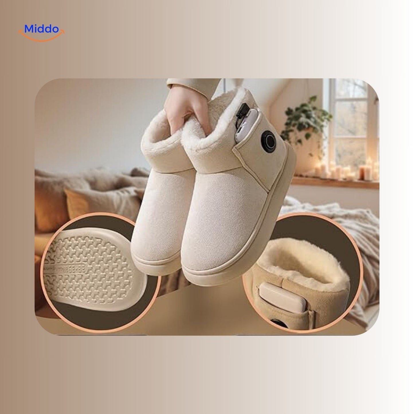 cozyflex warme schoenen met bruine binnenvoering www.middo.nl