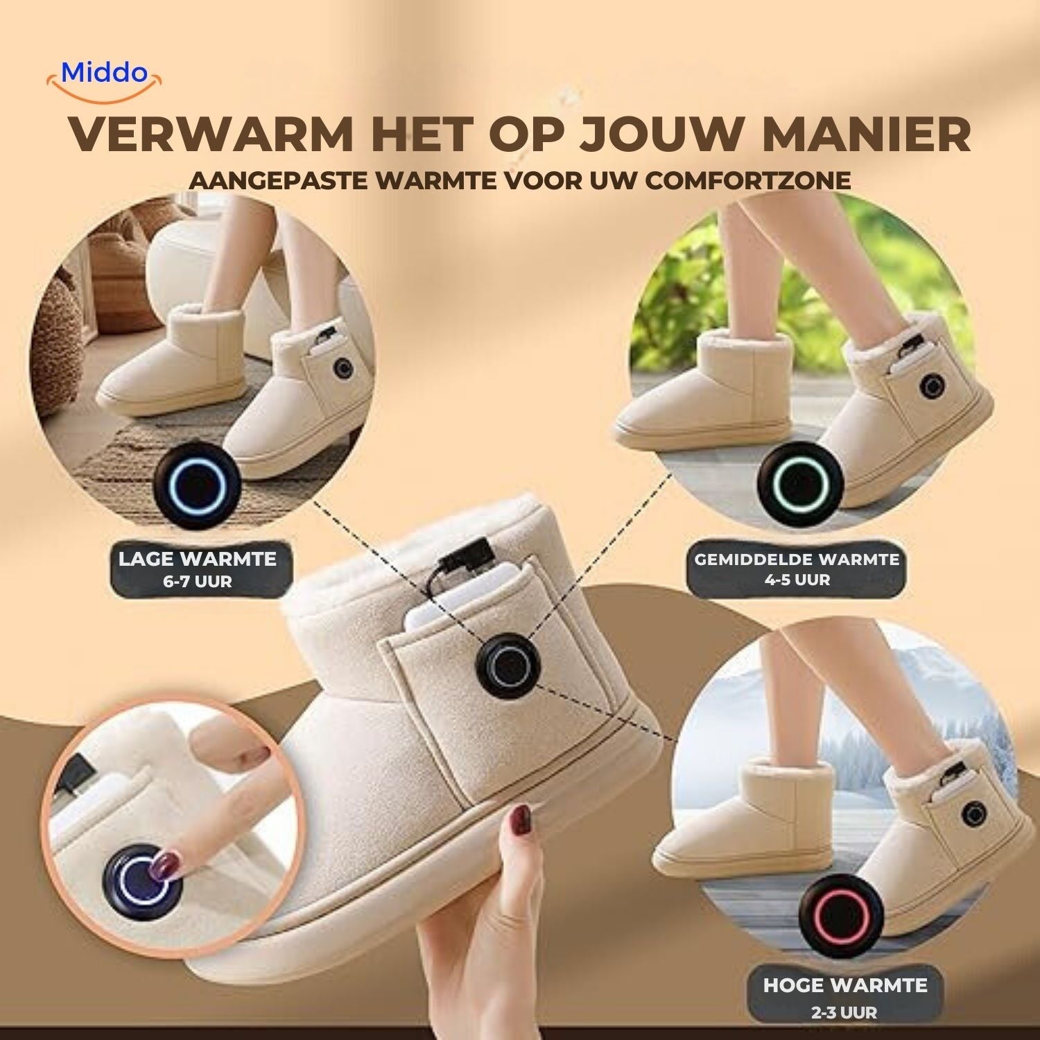 cozyflex zachte voering voor extra comfort www.middo.nl