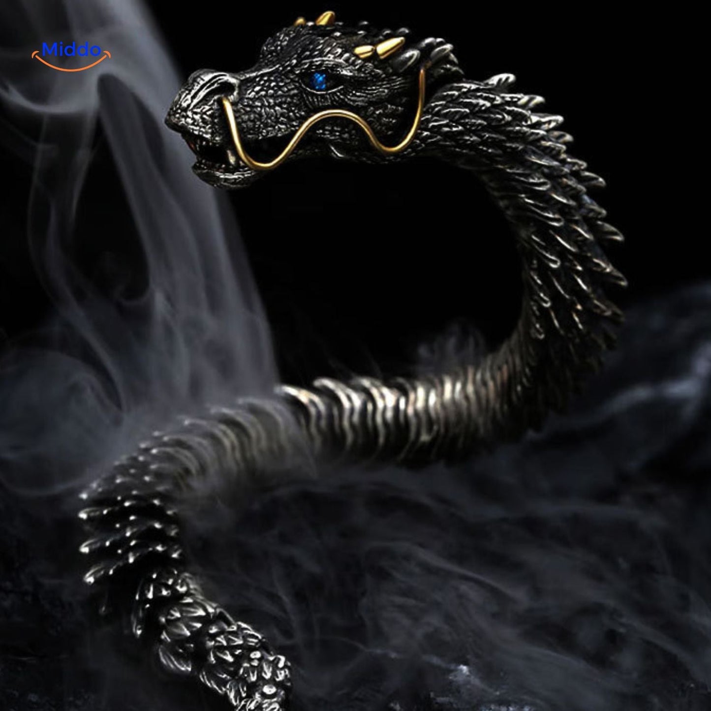 draken armband uit rook opkomend