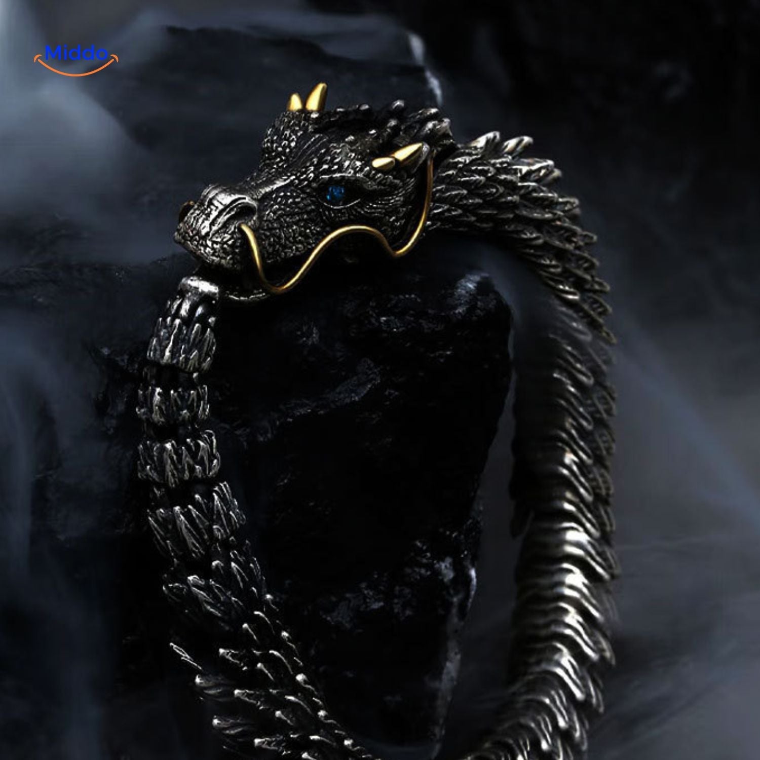 drakenkop close up intens detail