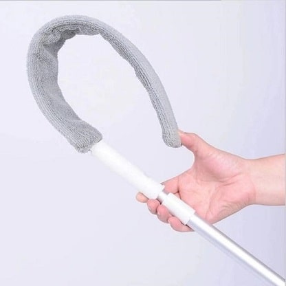 Flexibele stofdoek handvat wordt gebogen.