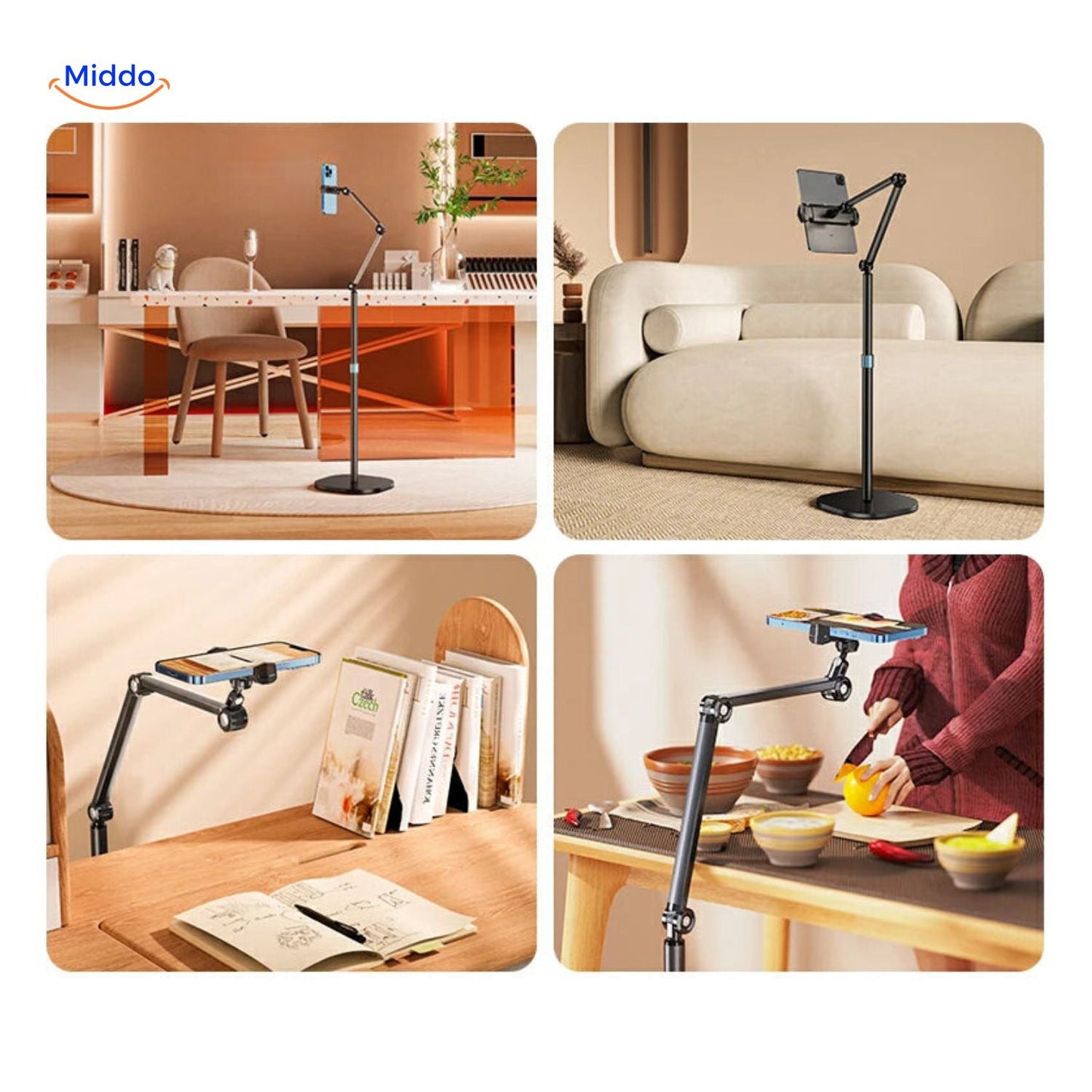 verstelbare standaard voor comfortabel bekijken